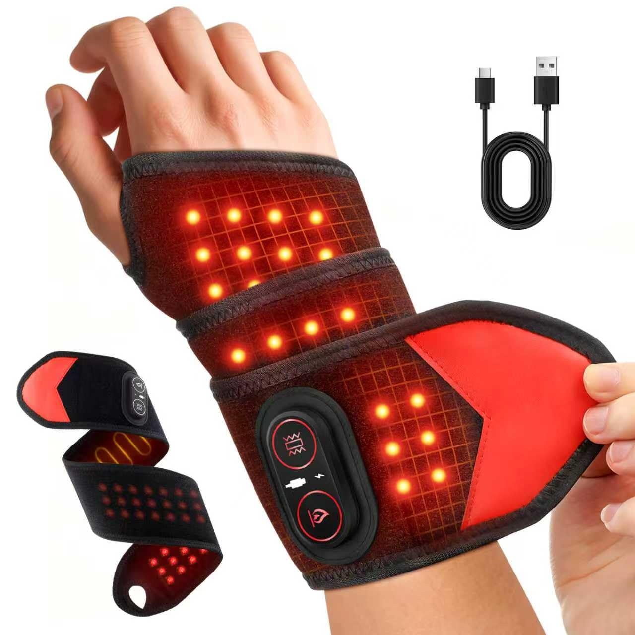 Wrist Wraps - Attelle de thérapie par lumière rouge