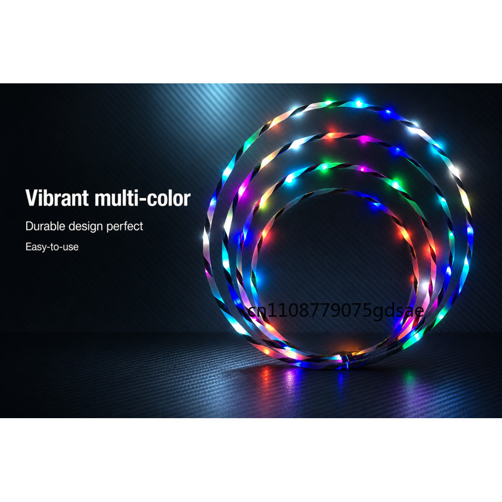 Gymnastic Ring - Cerceau lumineux LED de 60-90 cm