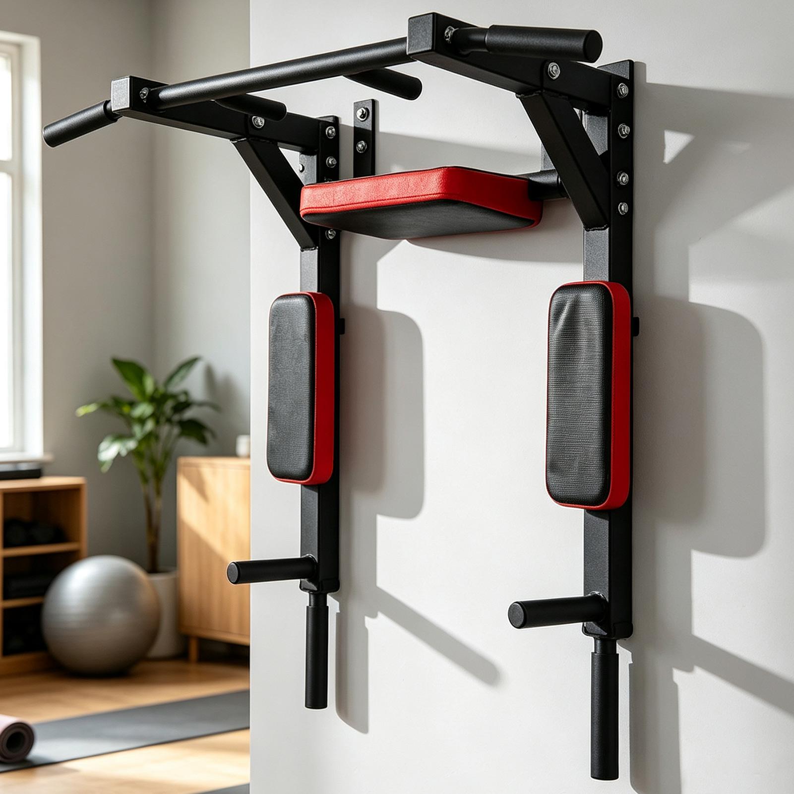 Pull Up Bar - Barre de traction murale multifonctionnelle avec