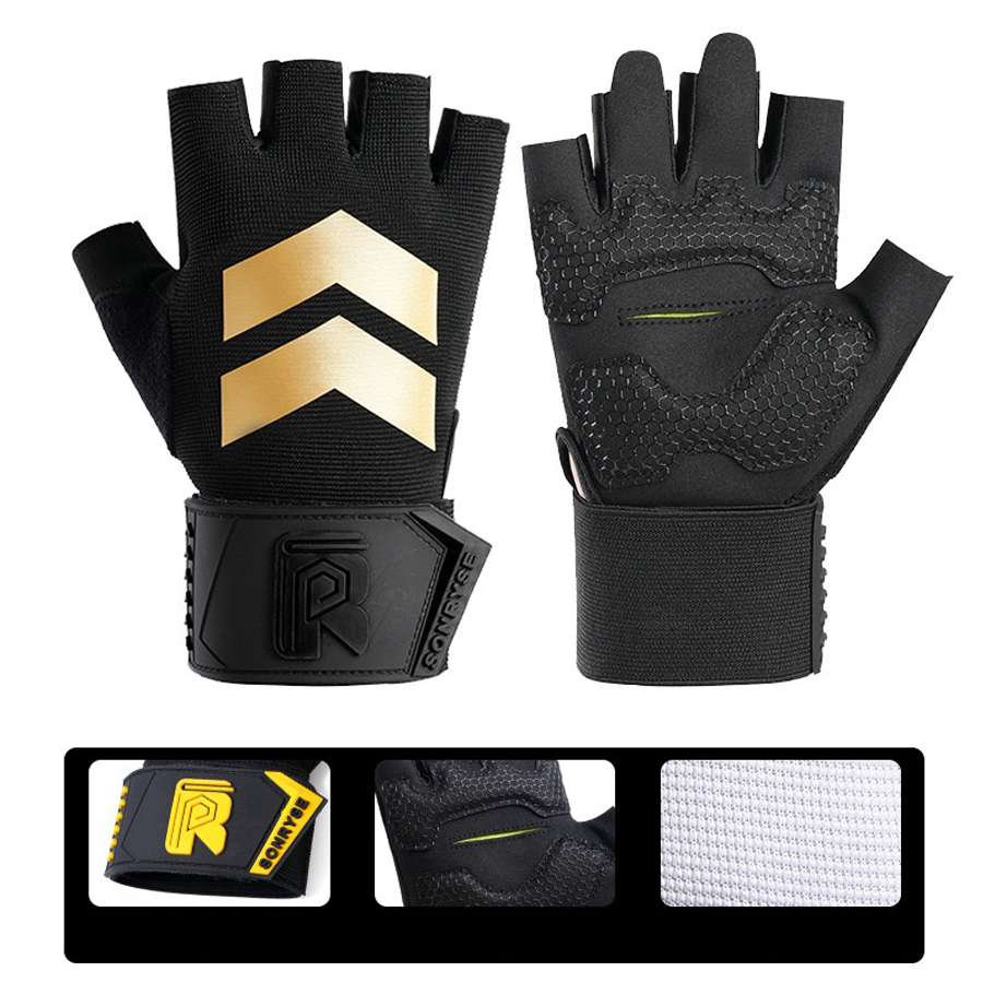 Gants de fitness demi-doigts a - Weightlifting Gloves avis et prix