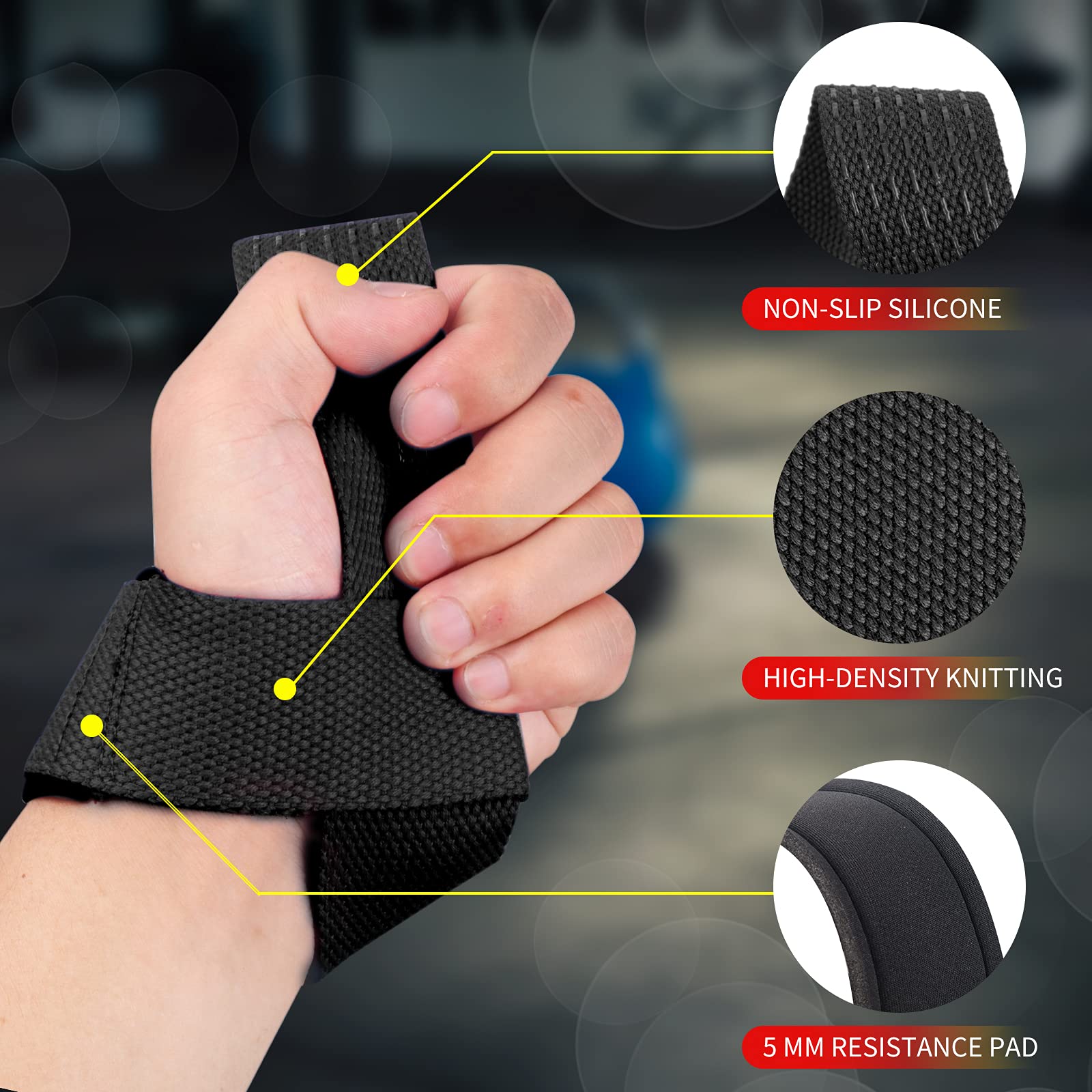 2 pièces : Sangles de levage p - Weightlifting Gloves avis et prix